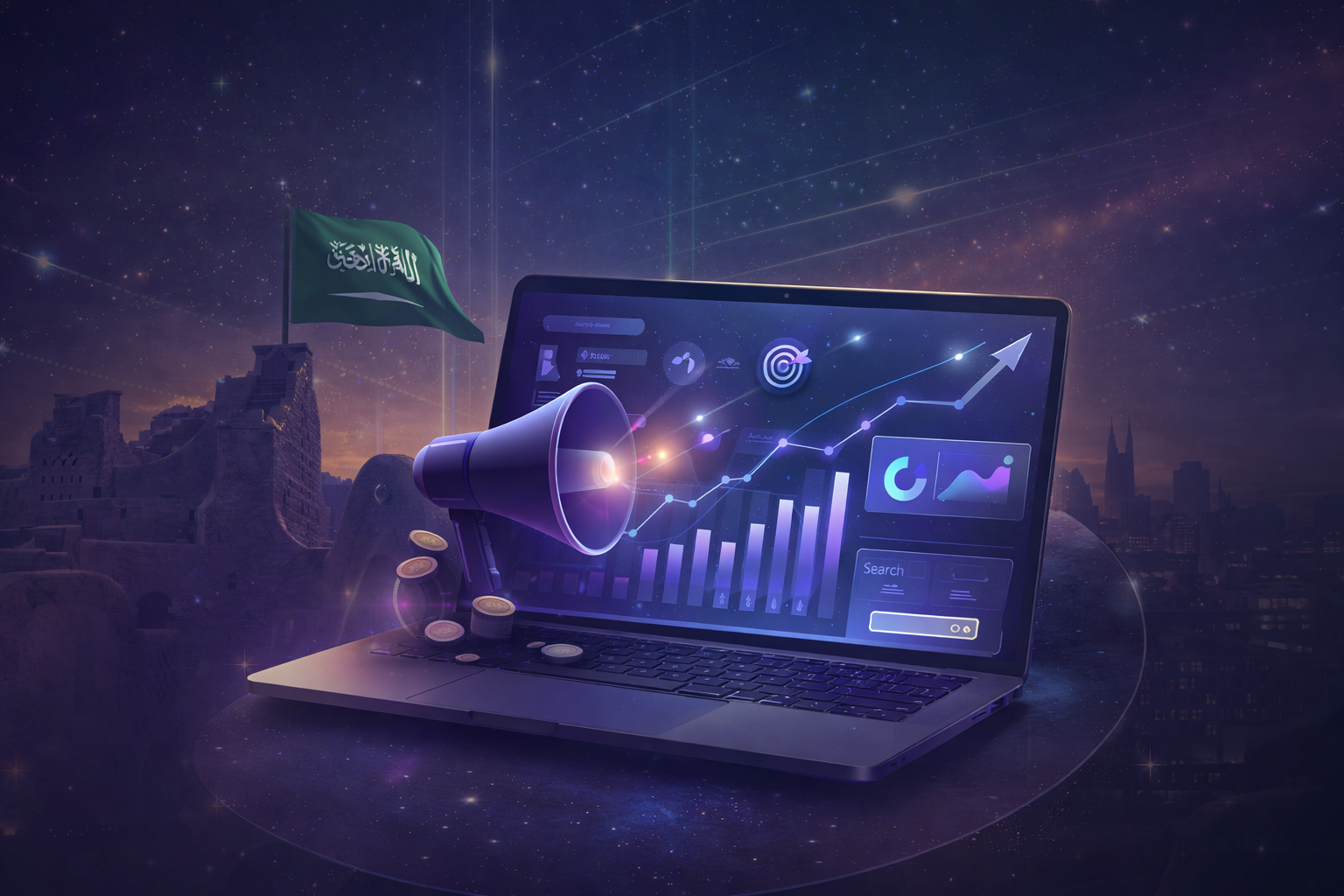 Marketing performance illustration